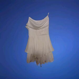 One And Only Collective Women’s Romper Ruffles  Satin Feel Back Zip. Xs. B5